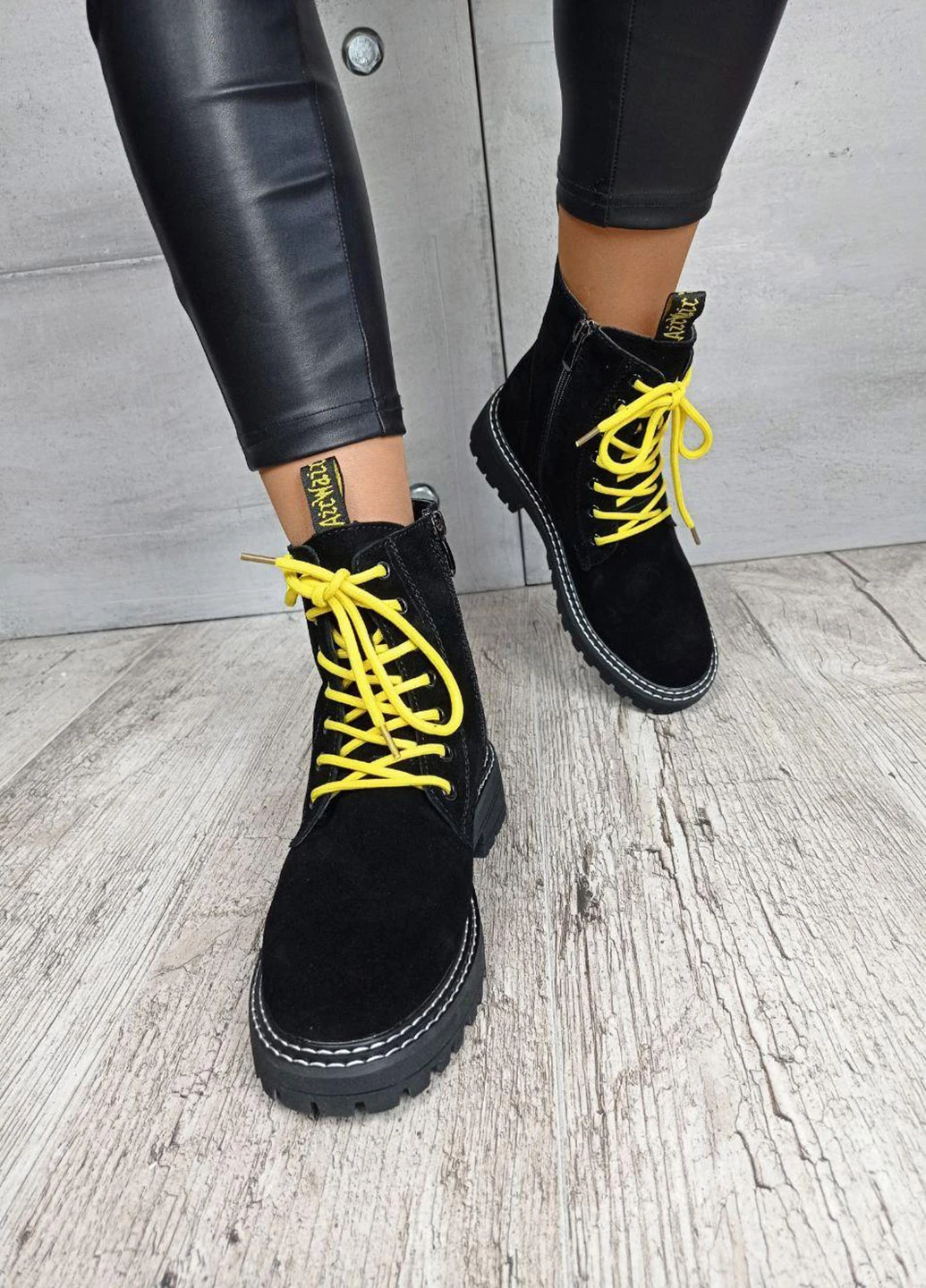 Зимние ботинки ITTS из натуральной замши