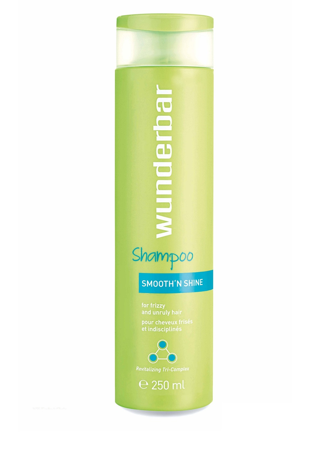 Шампунь разглаживающий для блеска жесткого,кучерявого волоса 250 мл Smooth Shine Shampoo Wunderbar (254551265)