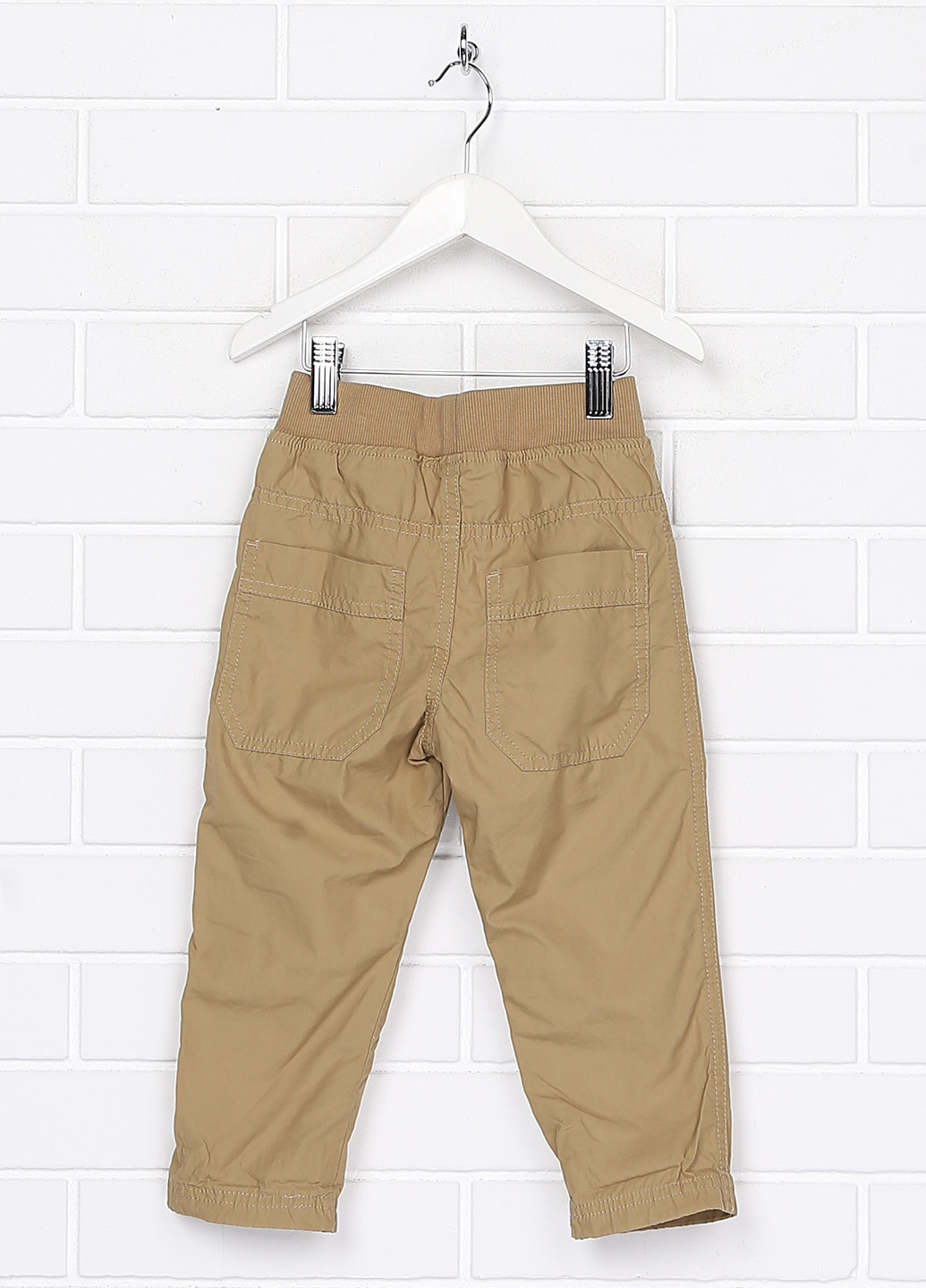Песочные кэжуал демисезонные брюки зауженные United Colors of Benetton