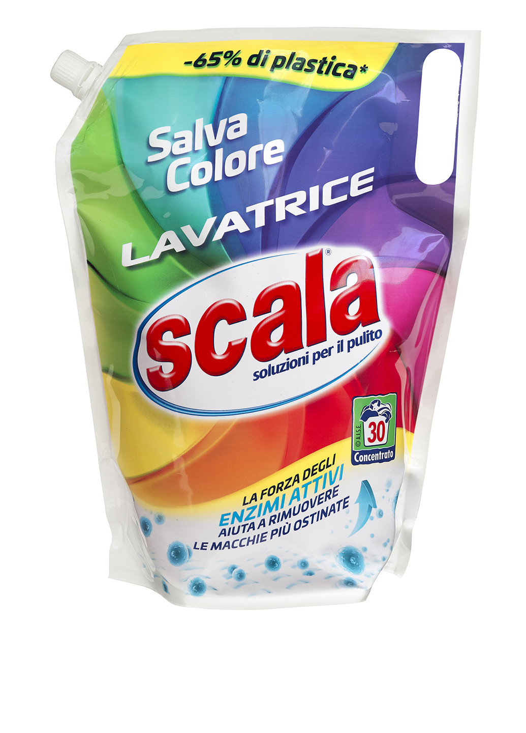 Гель для стирки цветных вещей Lavatrice Salve Colore, 1500 мл Scala (174485464)