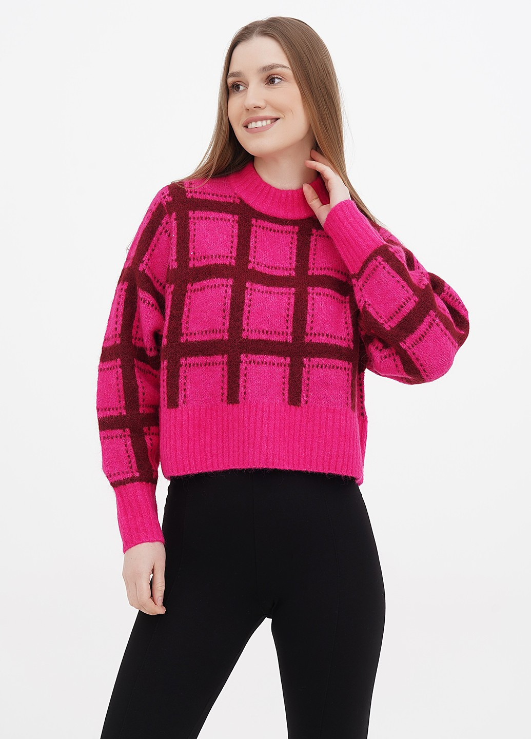 Малиновый демисезонный джемпер джемпер Monki