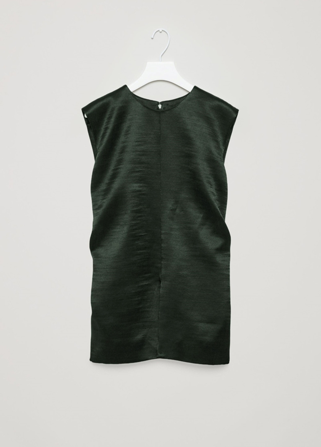 Темно-зеленая летняя блуза Cos