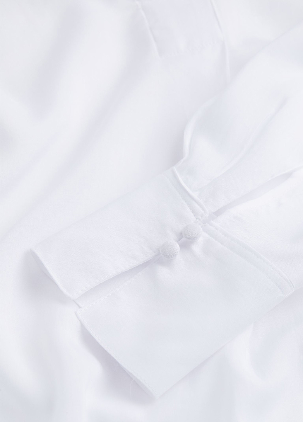 Білий кежуал сукня сукня-сорочка H&M однотонна