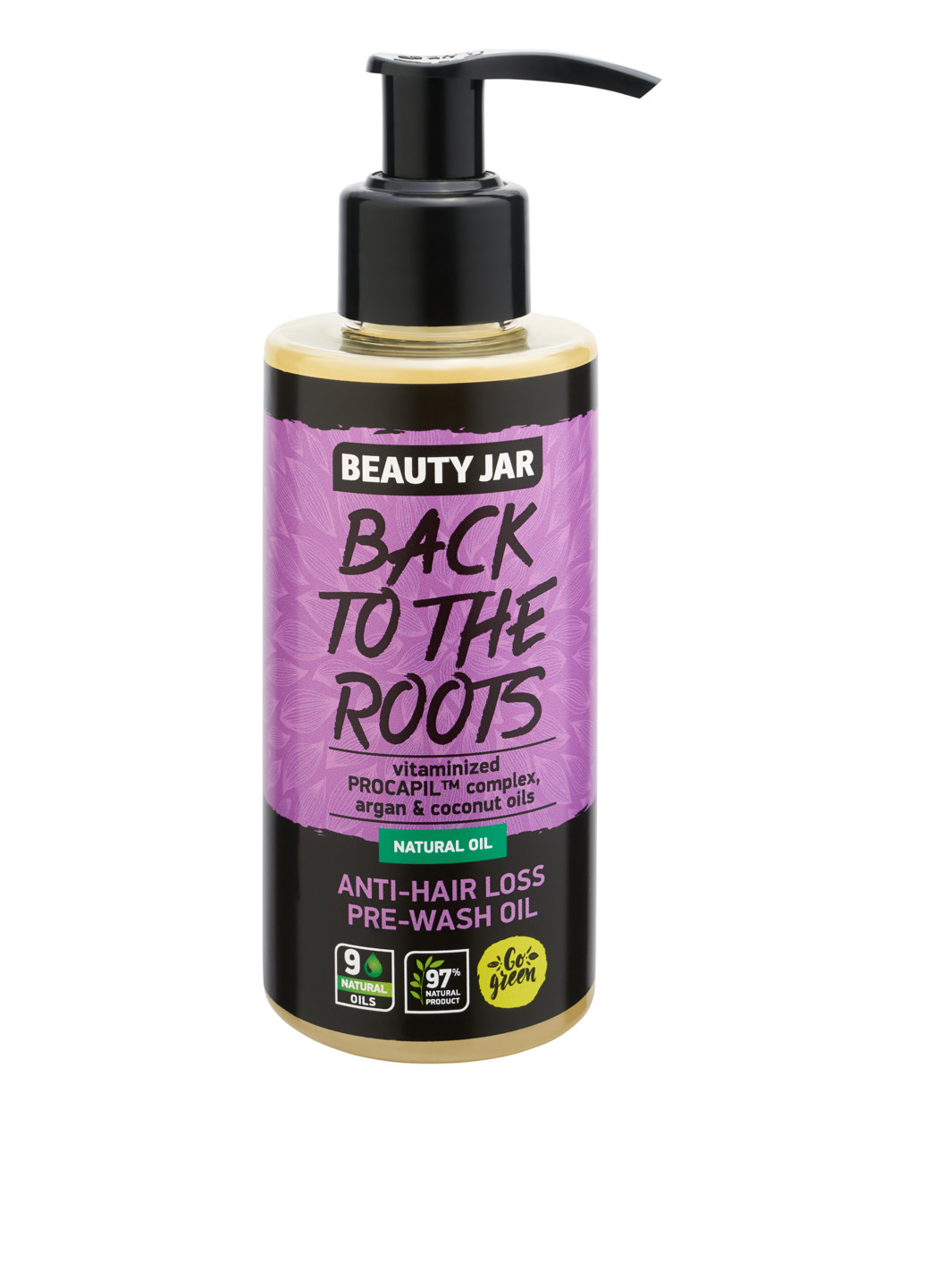 Масло против выпадение волос back to the roots, 150 мл Beauty Jar (155109744)