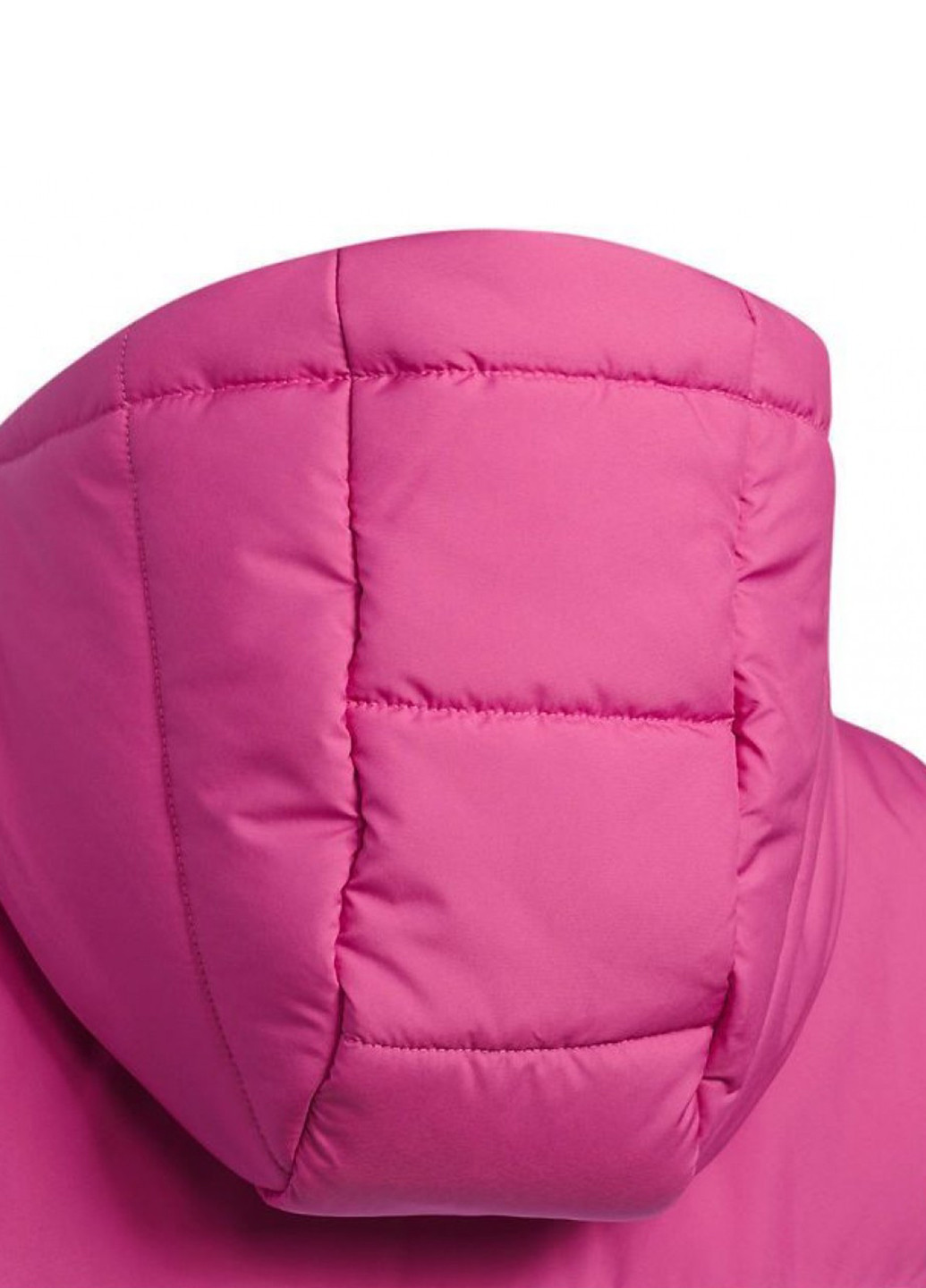Розовая зимняя куртка adidas