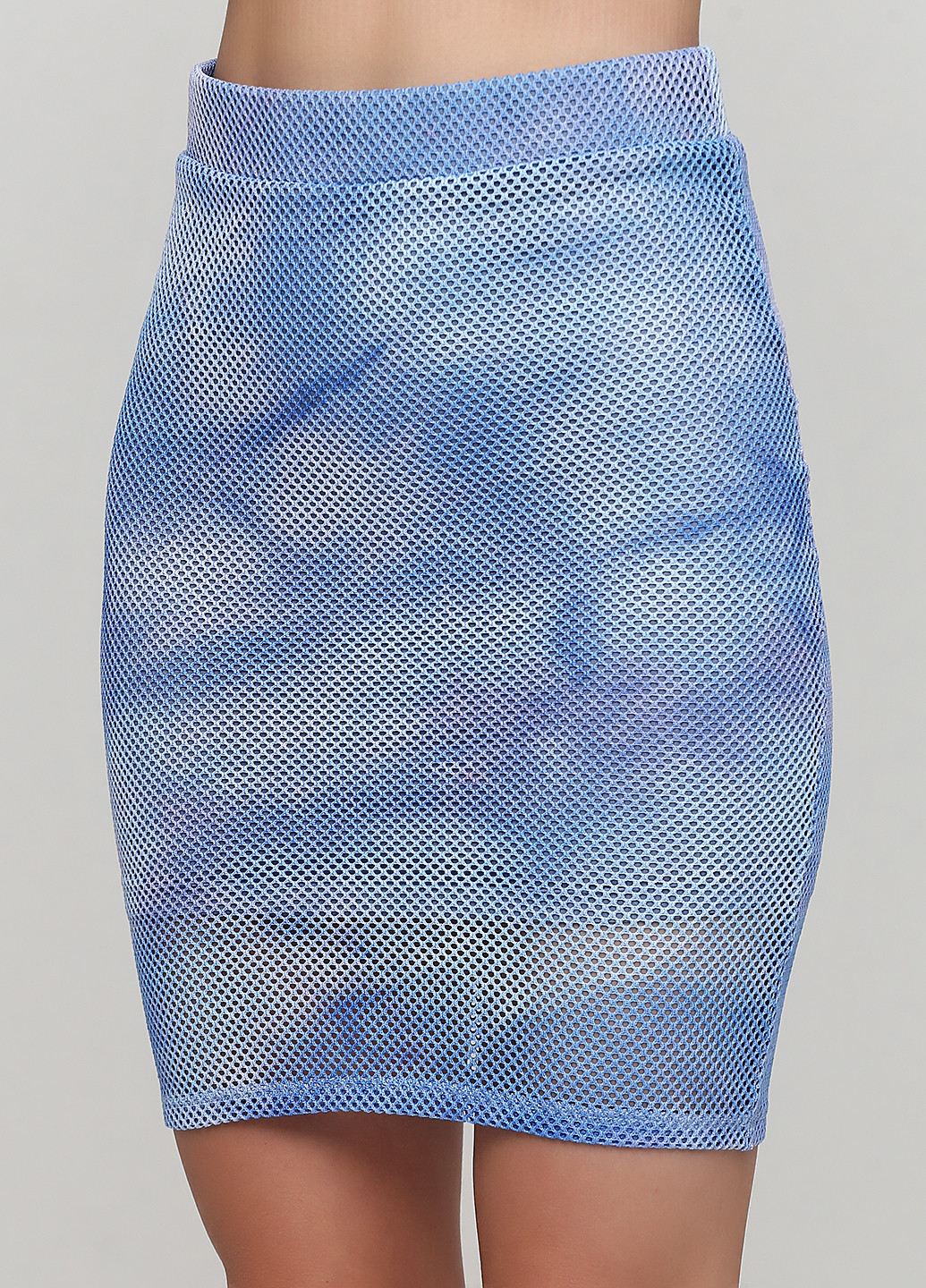 Голубая кэжуал градиентной расцветки юбка H&M карандаш