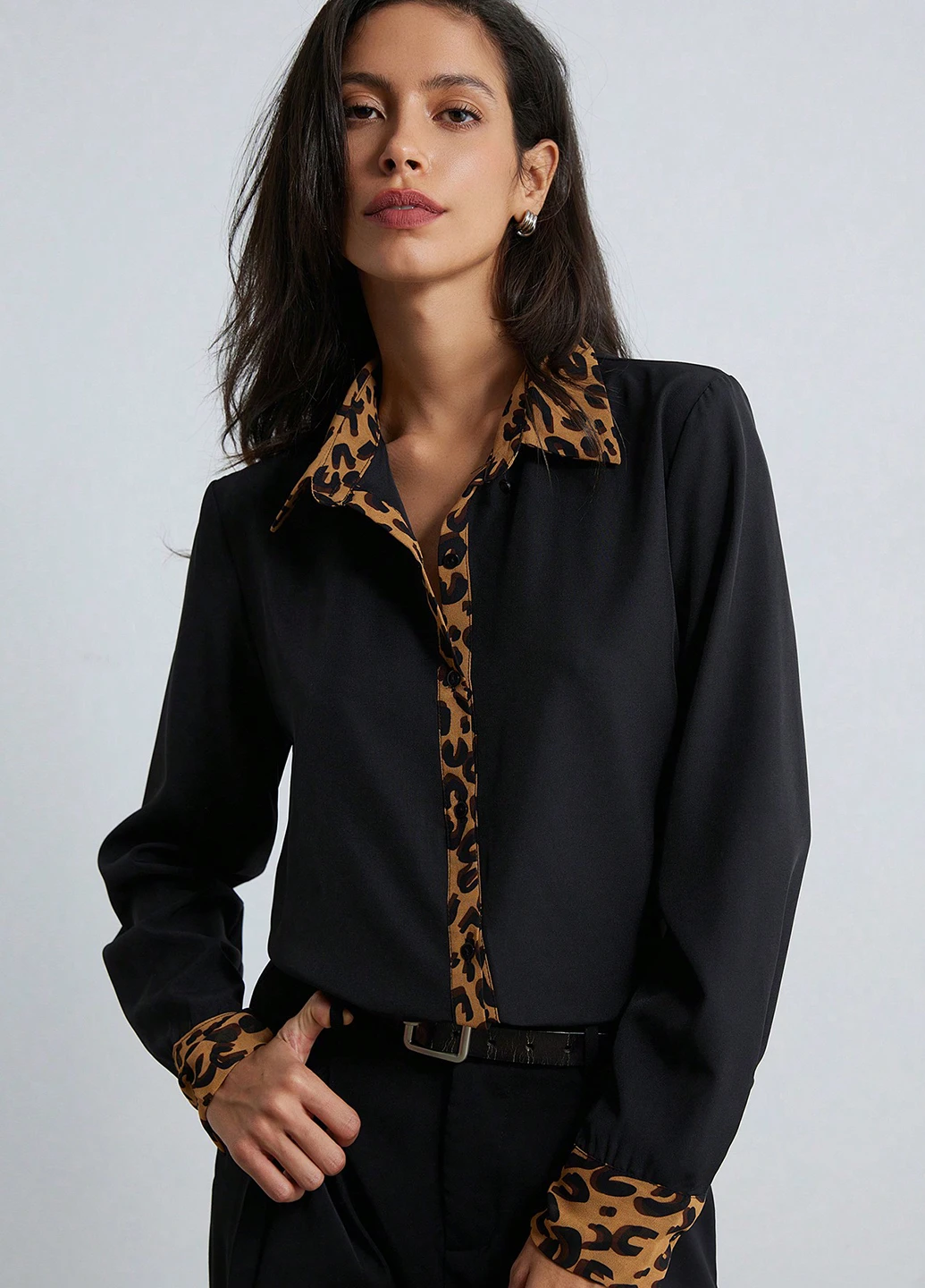 Комбінована блуза SHEIN