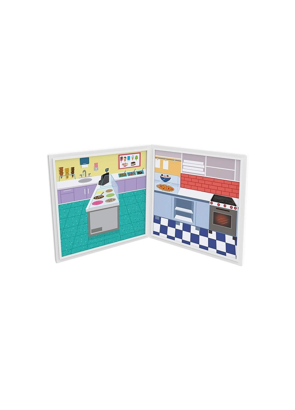Игровой набор магнитный Магазин пиццы и мороженого (MD30658) Melissa&Doug (254076078)