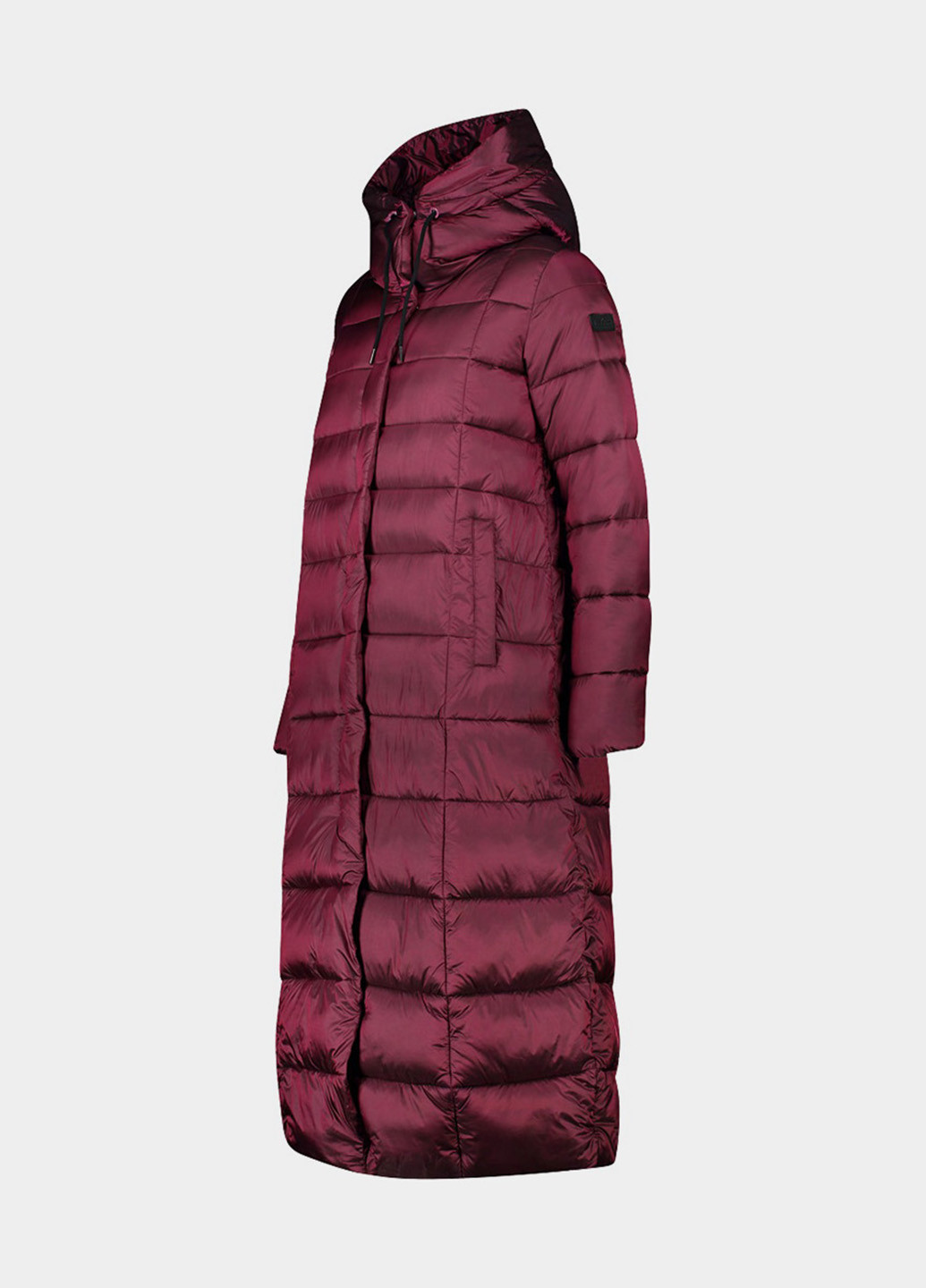 Вишневая зимняя куртка CMP WOMAN COAT FIX HOOD