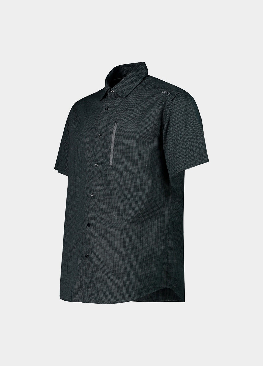 Темно-серая кэжуал рубашка в клетку CMP