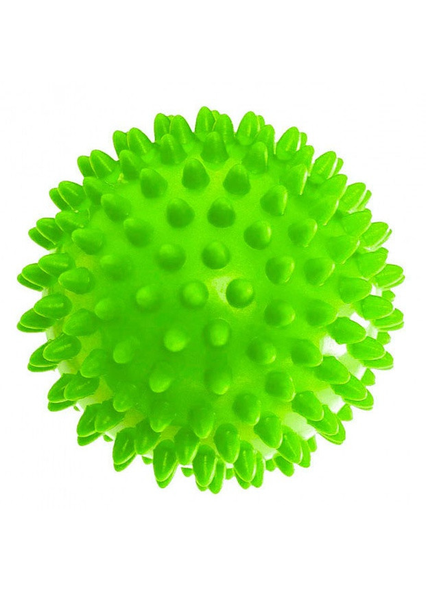 Массажный мячик 7.5 см жесткий салатовый (PVC) для миофасциального релиза и самомассажа EFTNS75SL EasyFit (243205389)