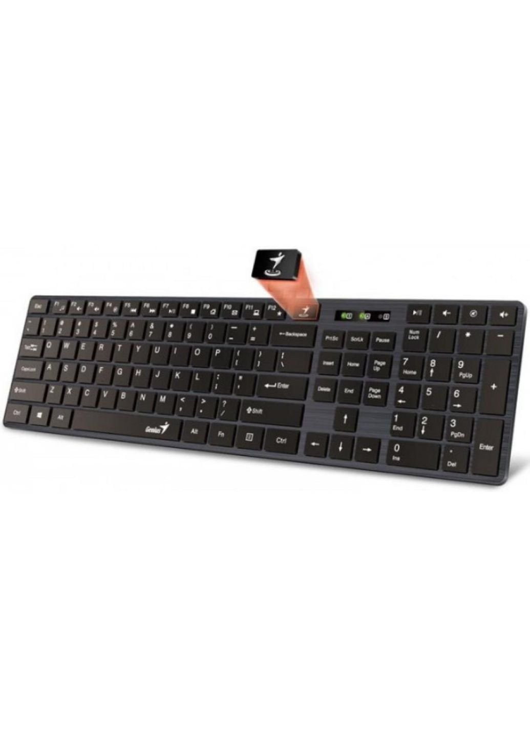 Клавіатура Slimstar 126 USB Black UKR (31310017407) Genius (250604735)