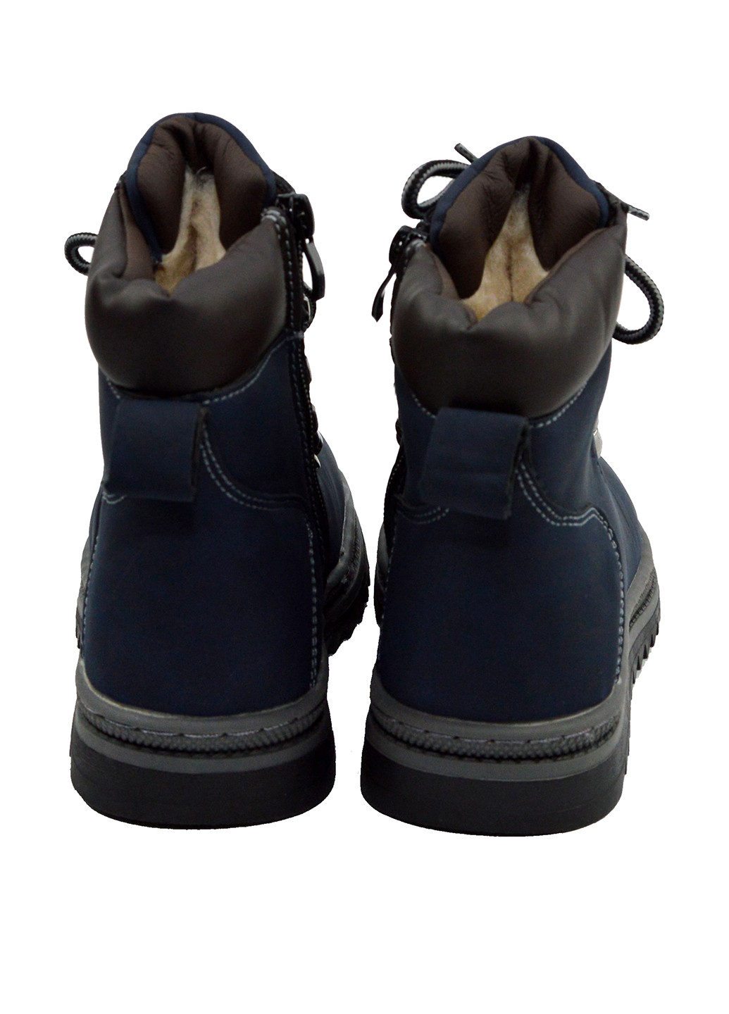 Темно-синие кэжуал зимние ботинки Bessky