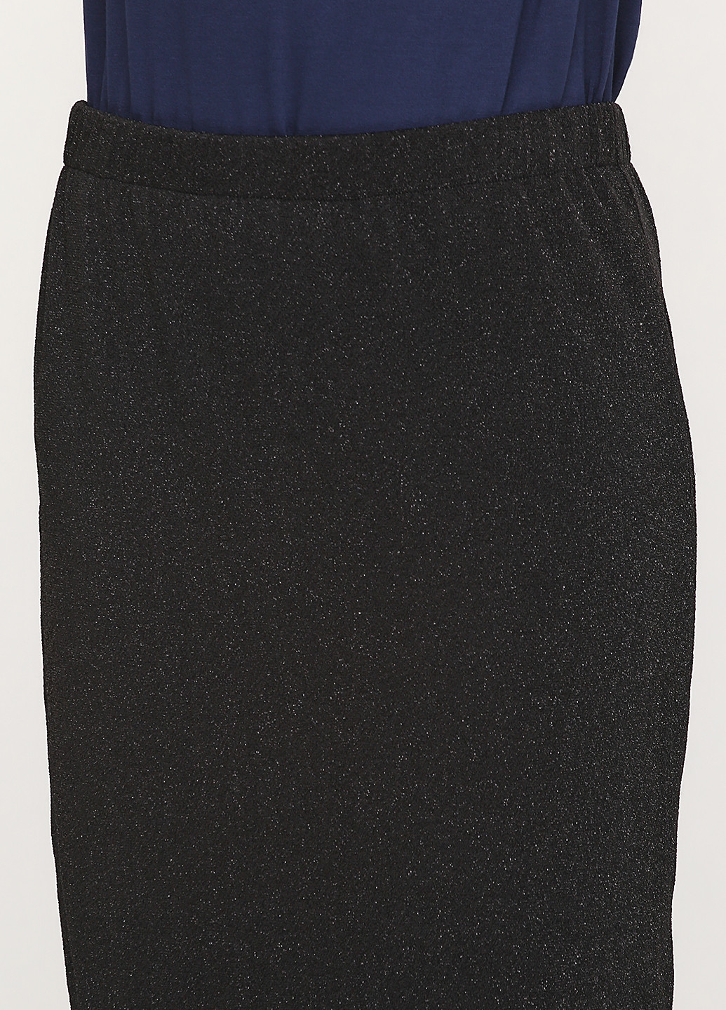 Черная кэжуал однотонная юбка Friendtex с высокой талией