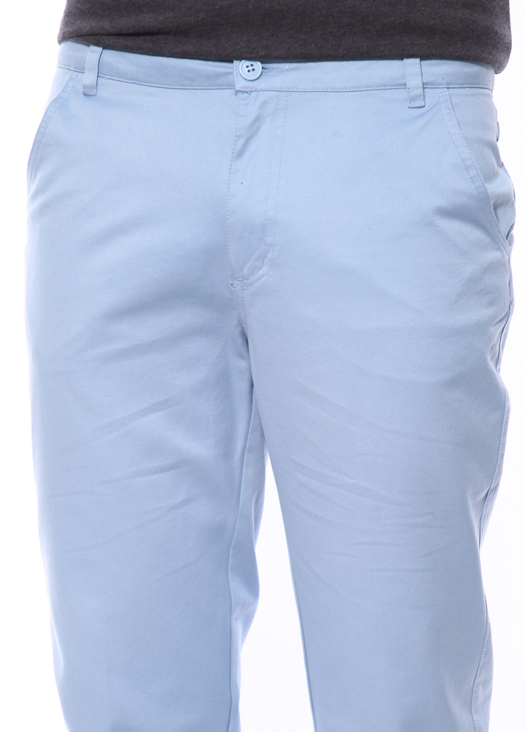 Голубые спортивные демисезонные прямые брюки Erke