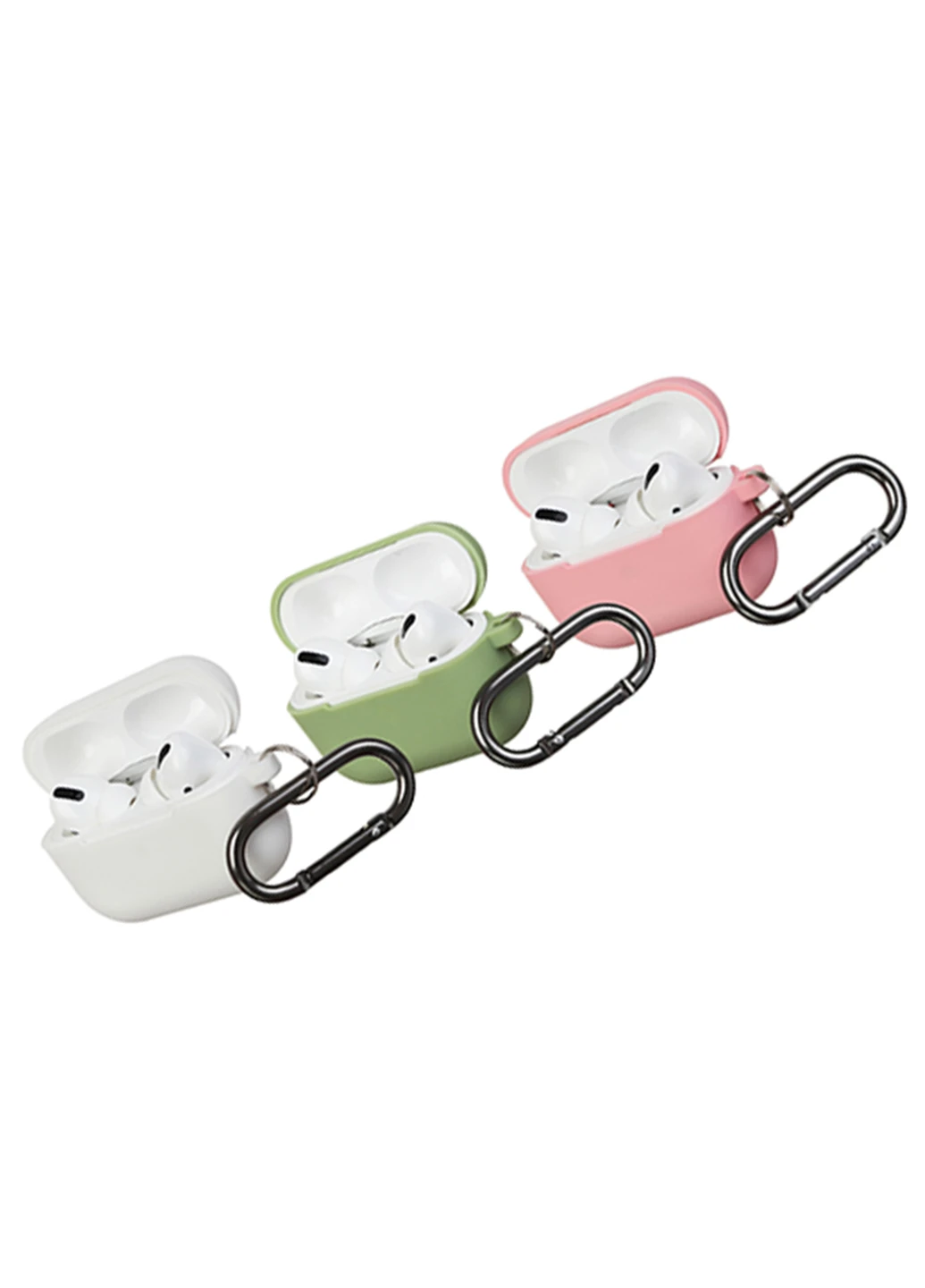 Комплект чехлов с карабином для Airpods Pro 3шт (ARS56822) ARS (225411306)