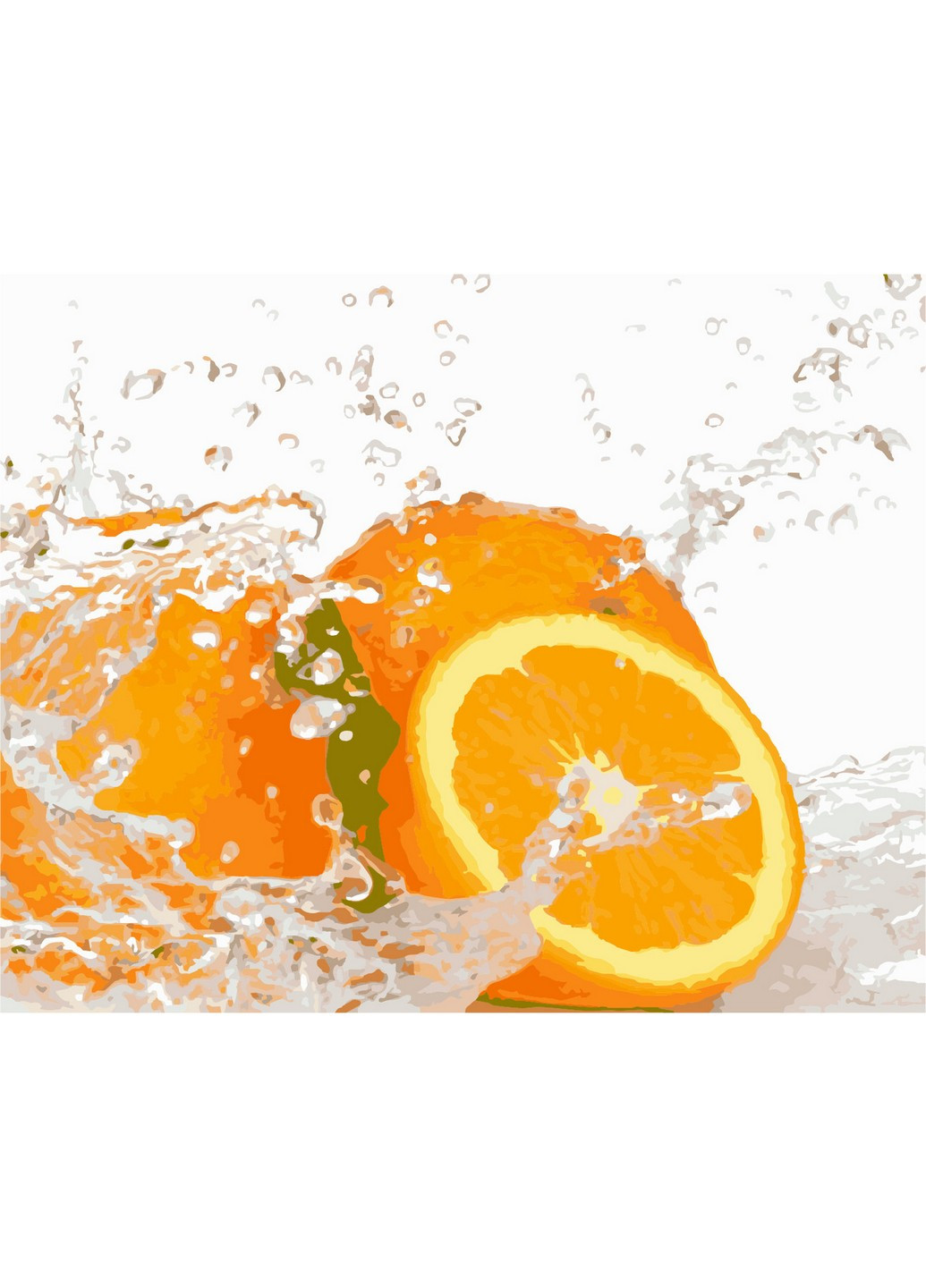 Картина по номерам "Свежесть апельсина" 40х50 см ArtStory (253101977)