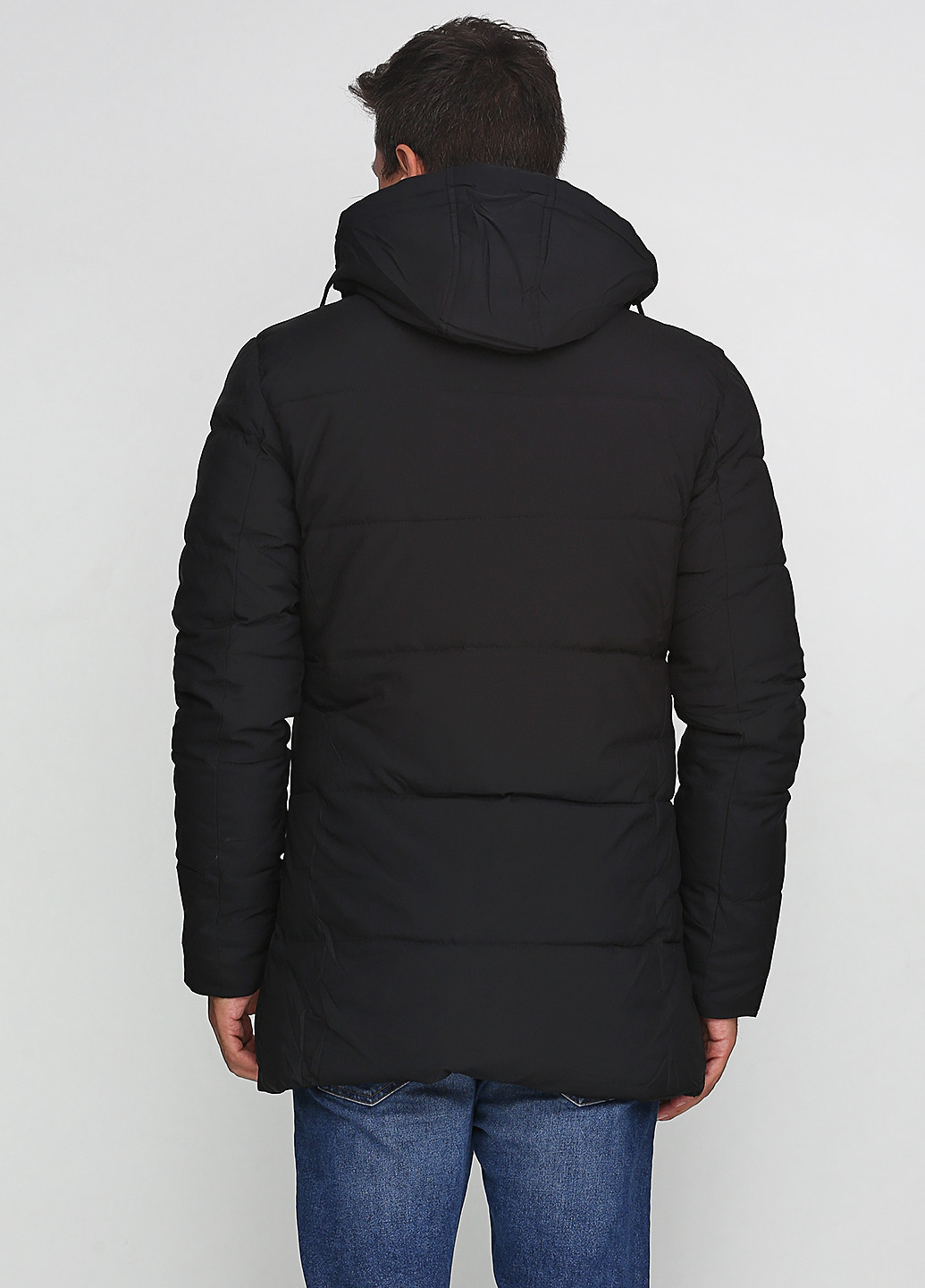 Черная зимняя куртка Y-G