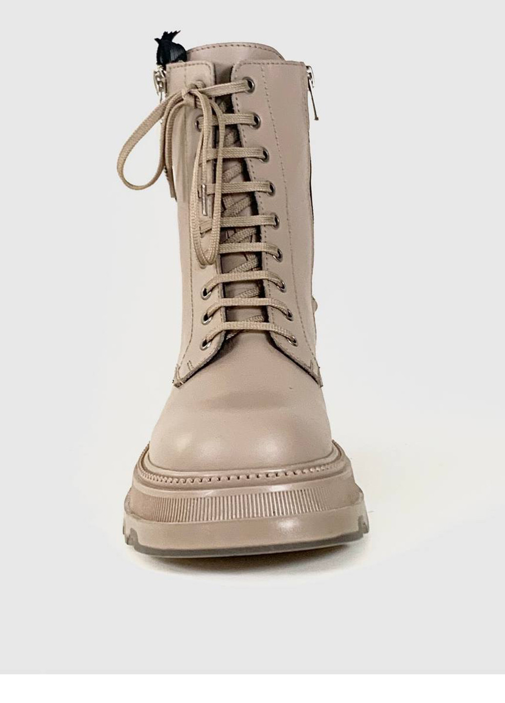 Осенние ботинки берцы Nube со шнуровкой, с молнией