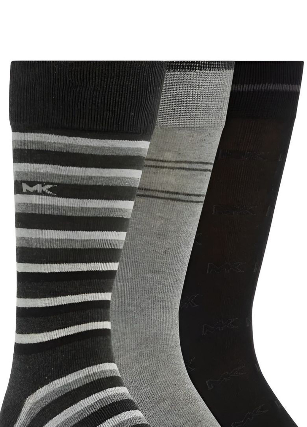 Комбіновані шкарпетки (3 пари) Michael Kors смужки (361088443)