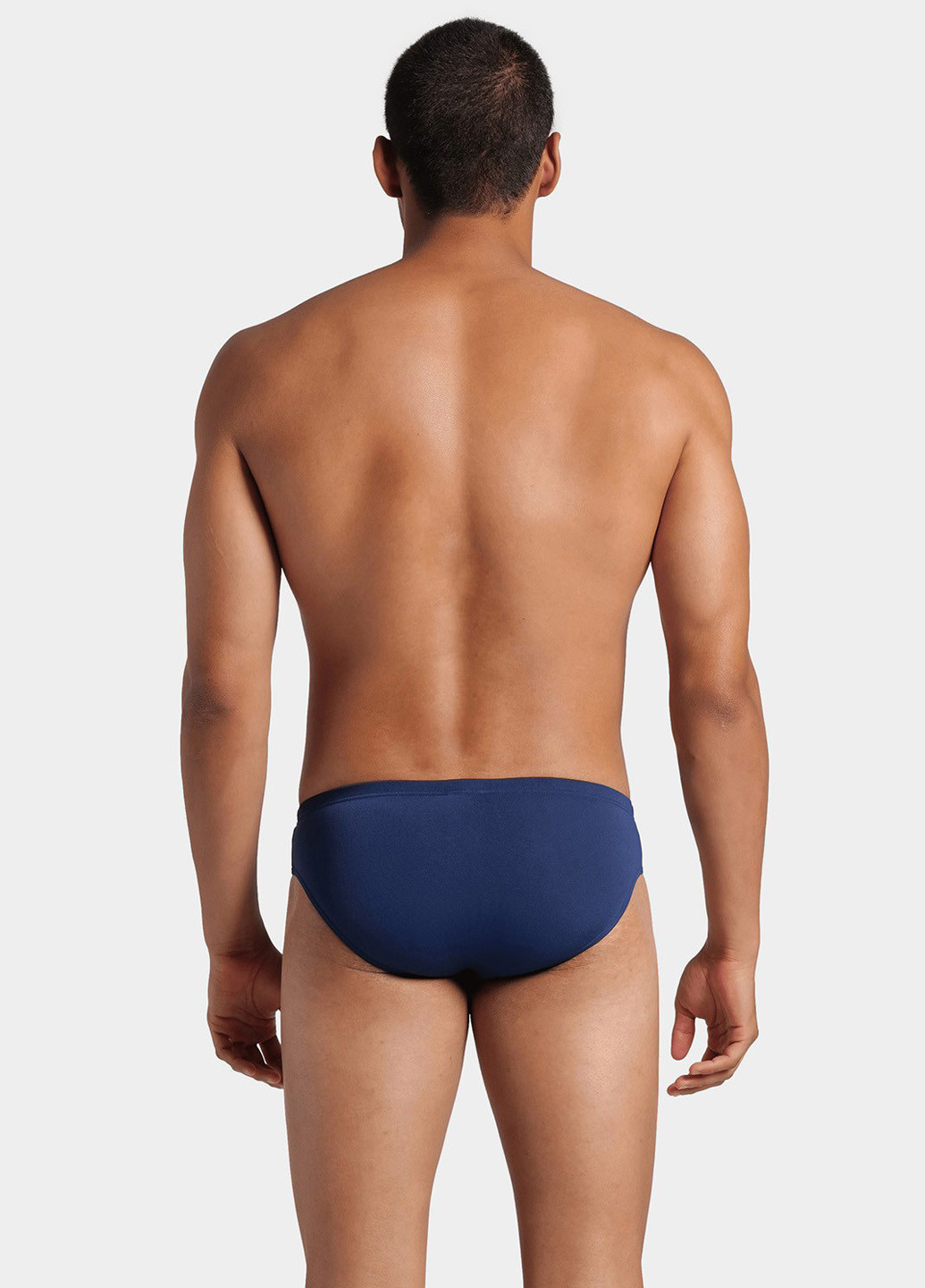 Мужские темно-синие пляжные плавки брифы Arena