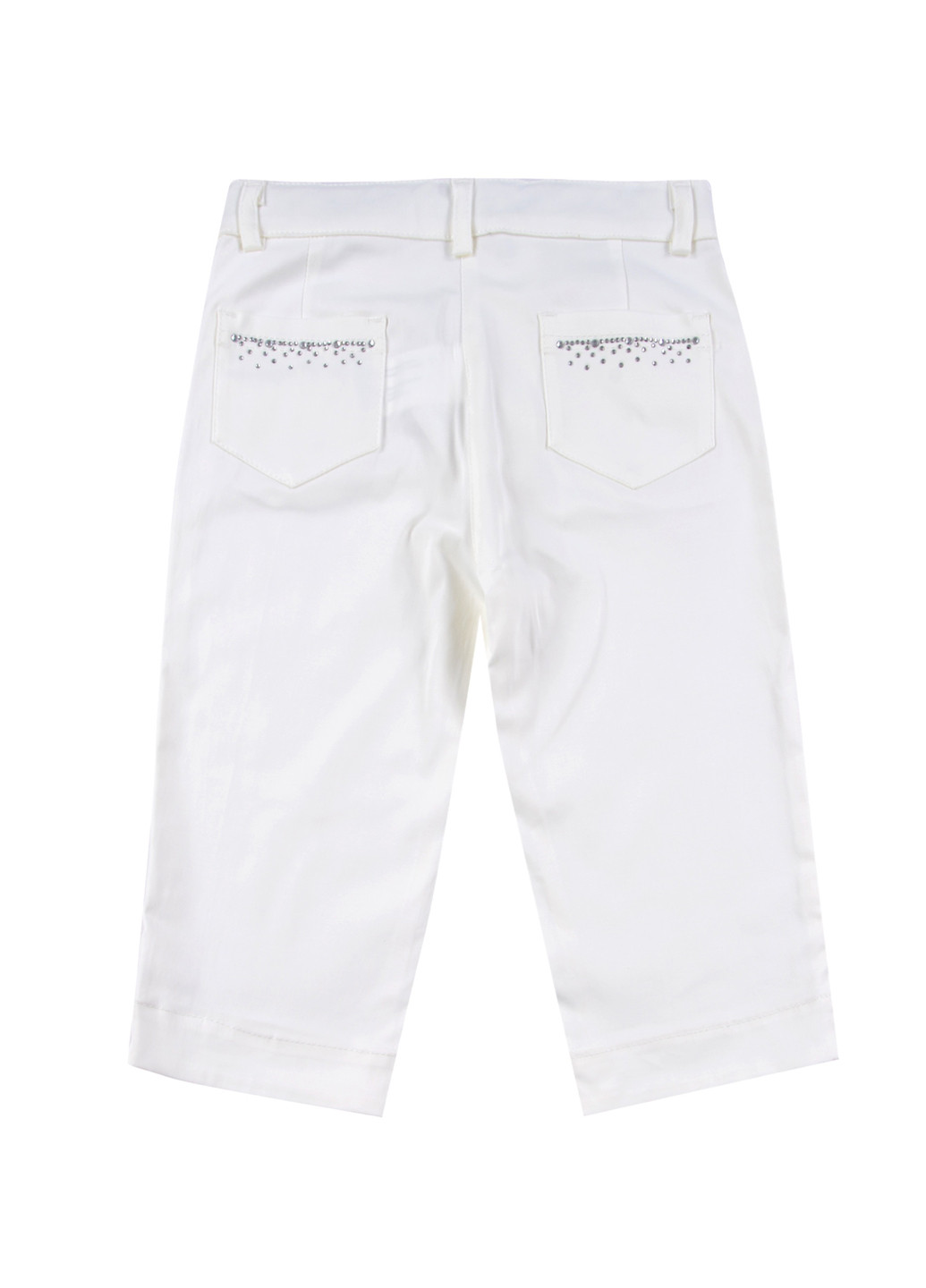 Белые кэжуал демисезонные со средней талией брюки Ceremony by Wojcik