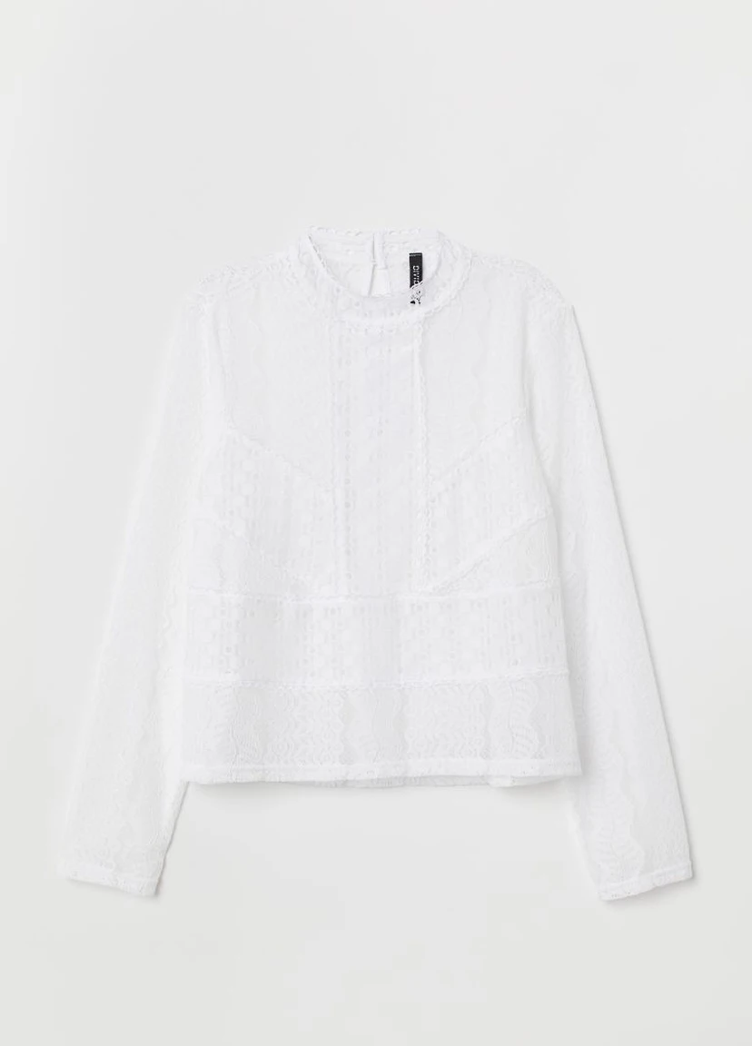 Белая блуза H&M