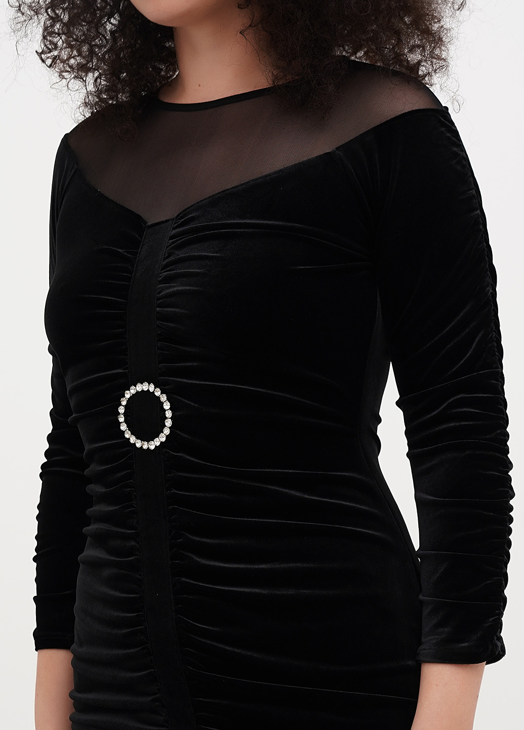 Черное праздничный, вечернее платье силуэтная Babylon однотонное