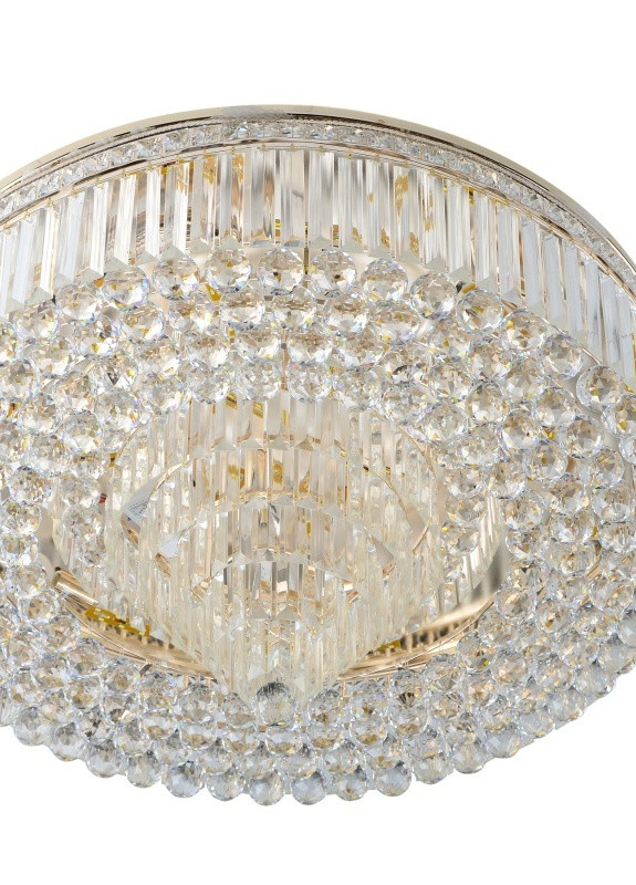 Люстра потолочная торт с подсветкой большая BCL-600C/9*E14+24*3W LED Brille (253886456)