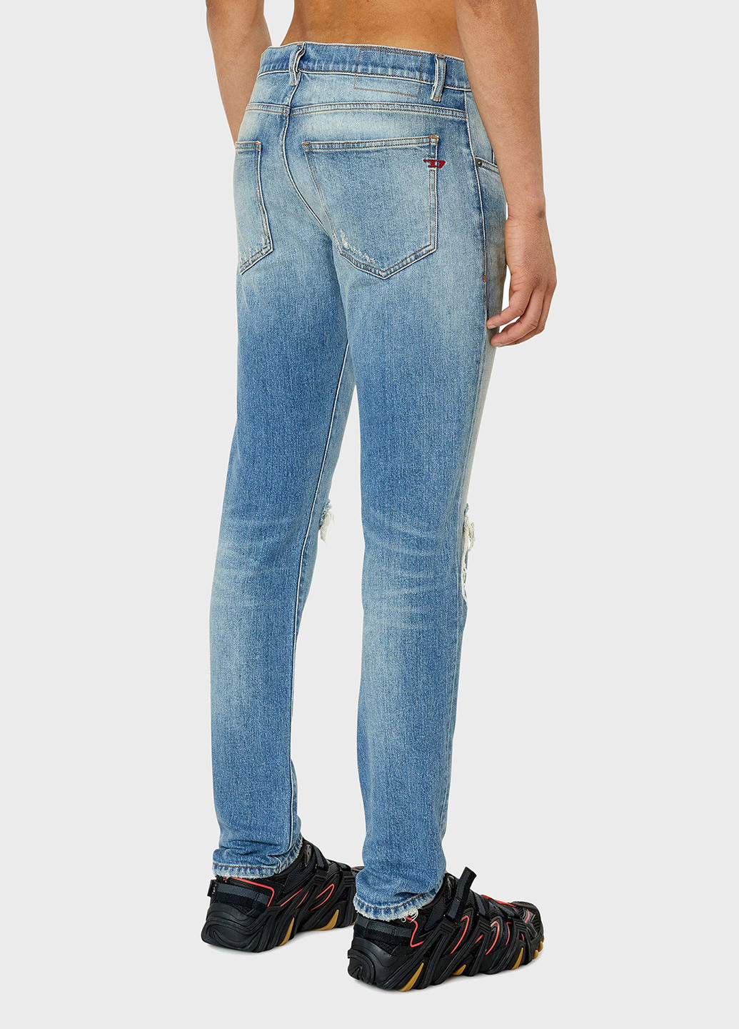 Синие демисезонные регюлар фит джинсы Diesel