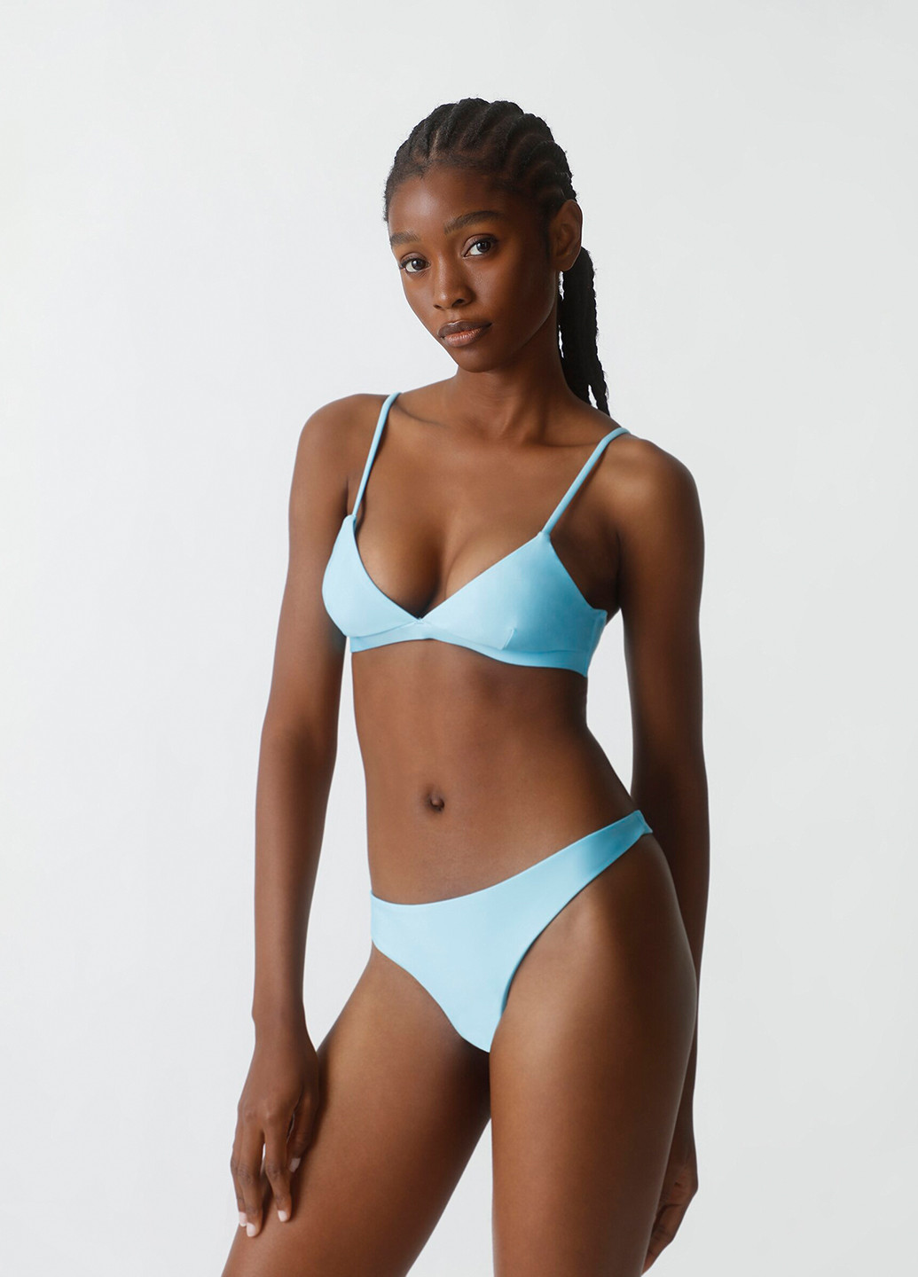 Голубой купальные труси однотонные Lefties