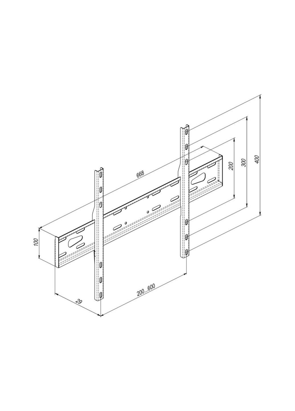 Кронштейн WMO-8260P KSL (253442684)
