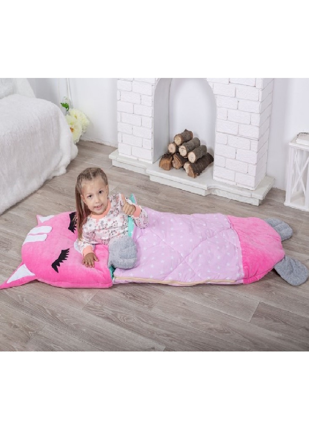 Дитячий спальний мішок-трансформер сліпик 170х70 см (452146-Нов) Рожевий Francesco Marconi (248297271)