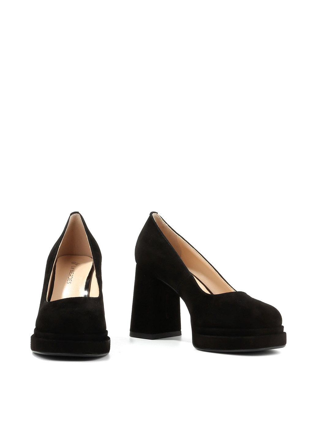 Le'BERDES Туфли черный з натуральная замша, украина — демисезон (322088014)