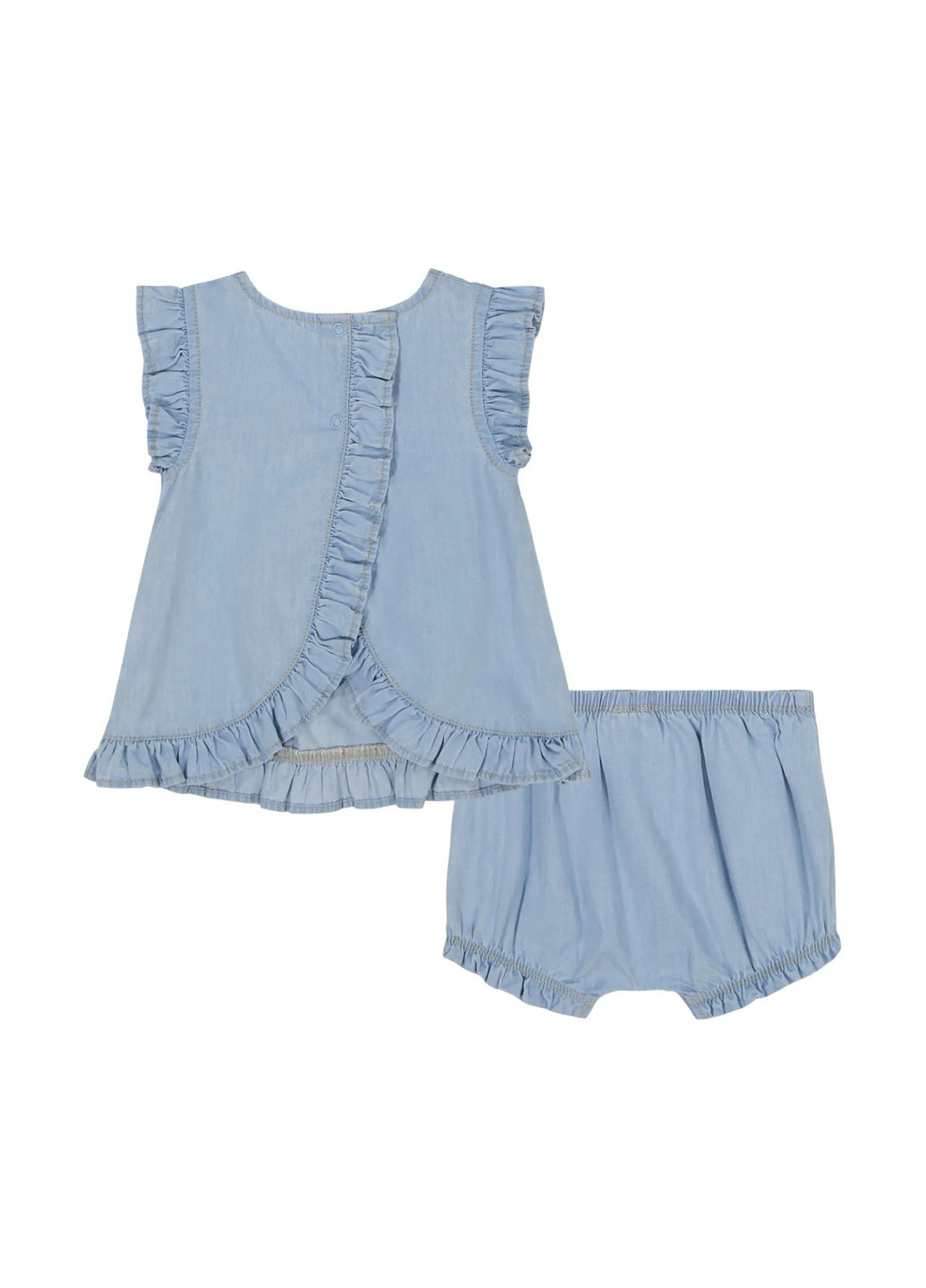 Блакитний літній комплект (туніка, шорти) Calvin Klein