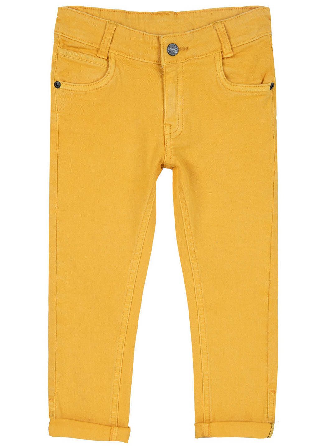 Желтые кэжуал демисезонные брюки зауженные Chicco