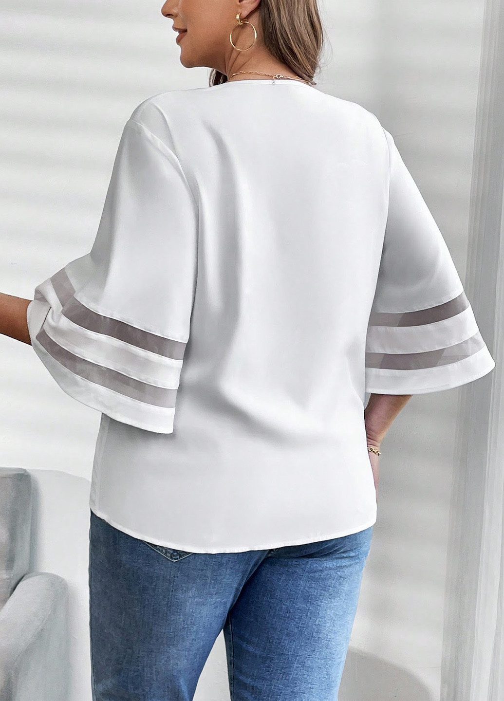 Белая блуза SHEIN