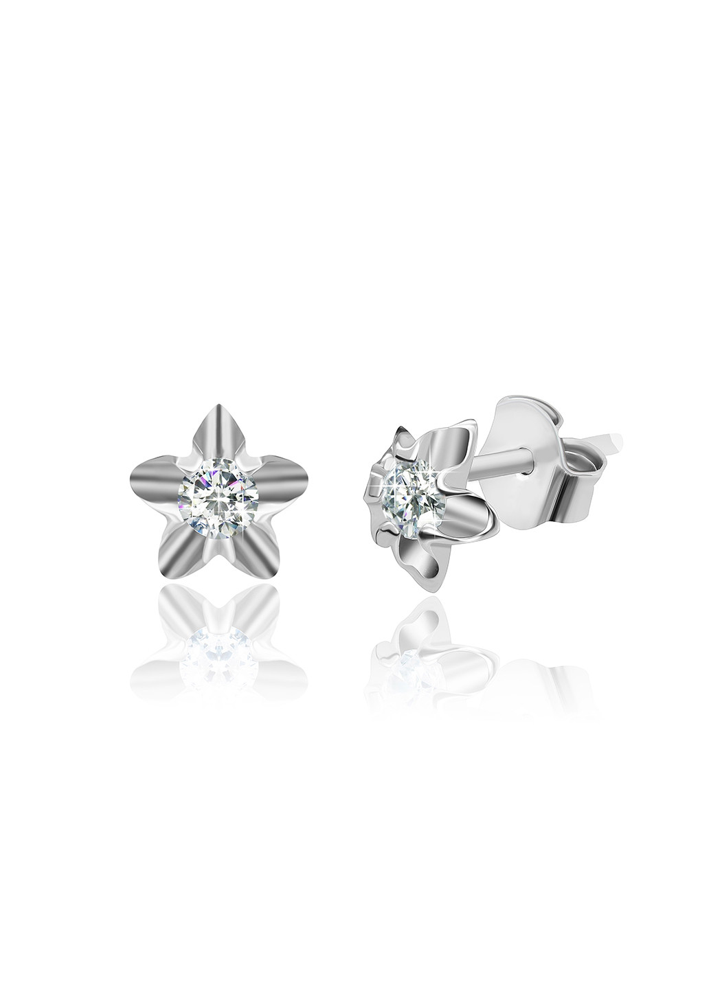 Серебряные серьги с фианитами с2ф/490 Silvex925 (201169268)