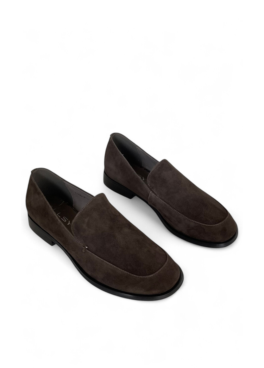 ALLSY Туфлі лофери коричневий з натуральна замша, китай — демісезон (361427707)
