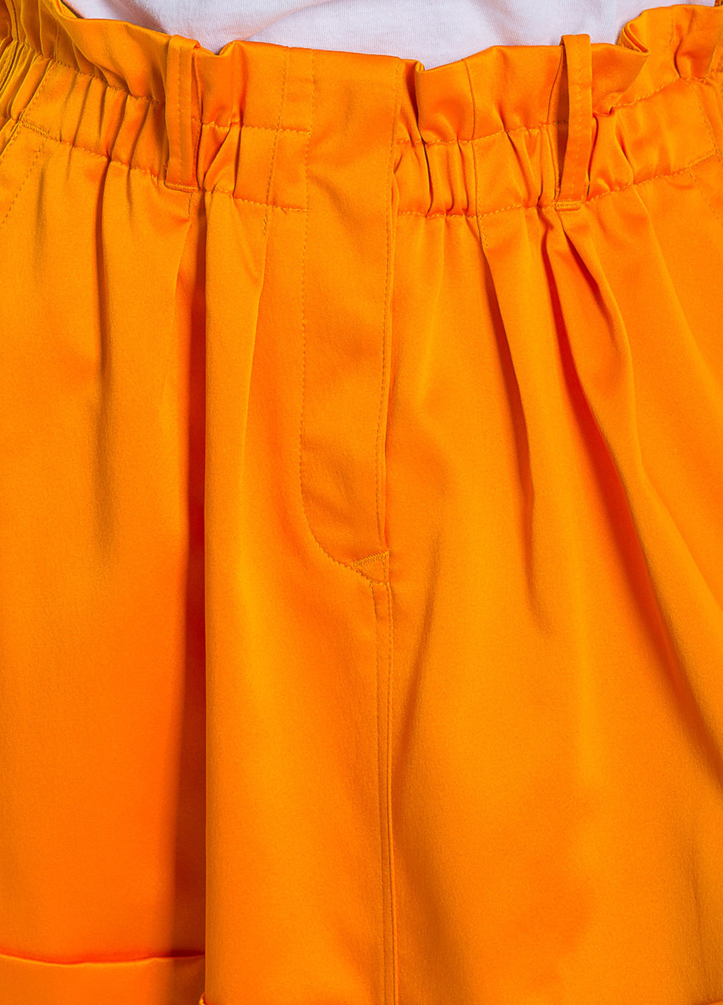 Оранжевая кэжуал однотонная юбка Love Moschino а-силуэта (трапеция)