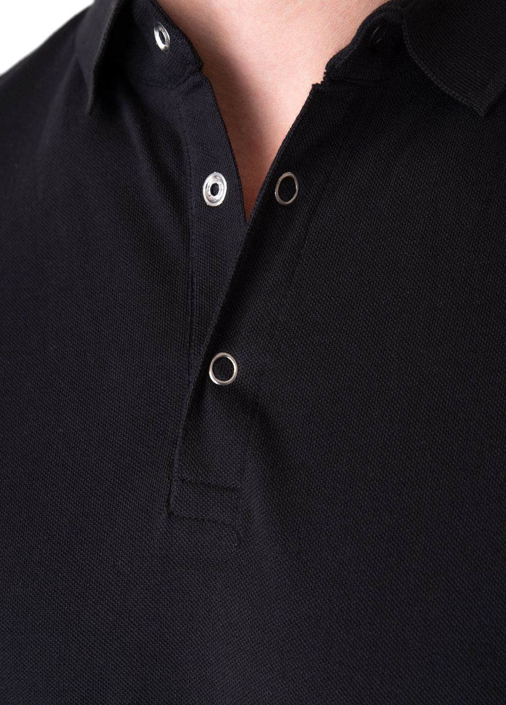 Черная футболка-поло для мужчин Blend однотонная