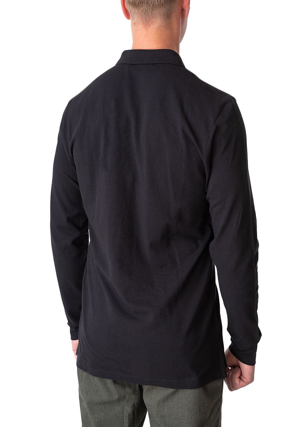 Черная футболка-поло для мужчин Blend однотонная