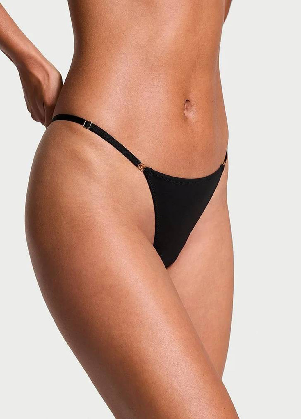 Чорний демісезонний комплект (бюстгальтер, трусики) Victoria's Secret