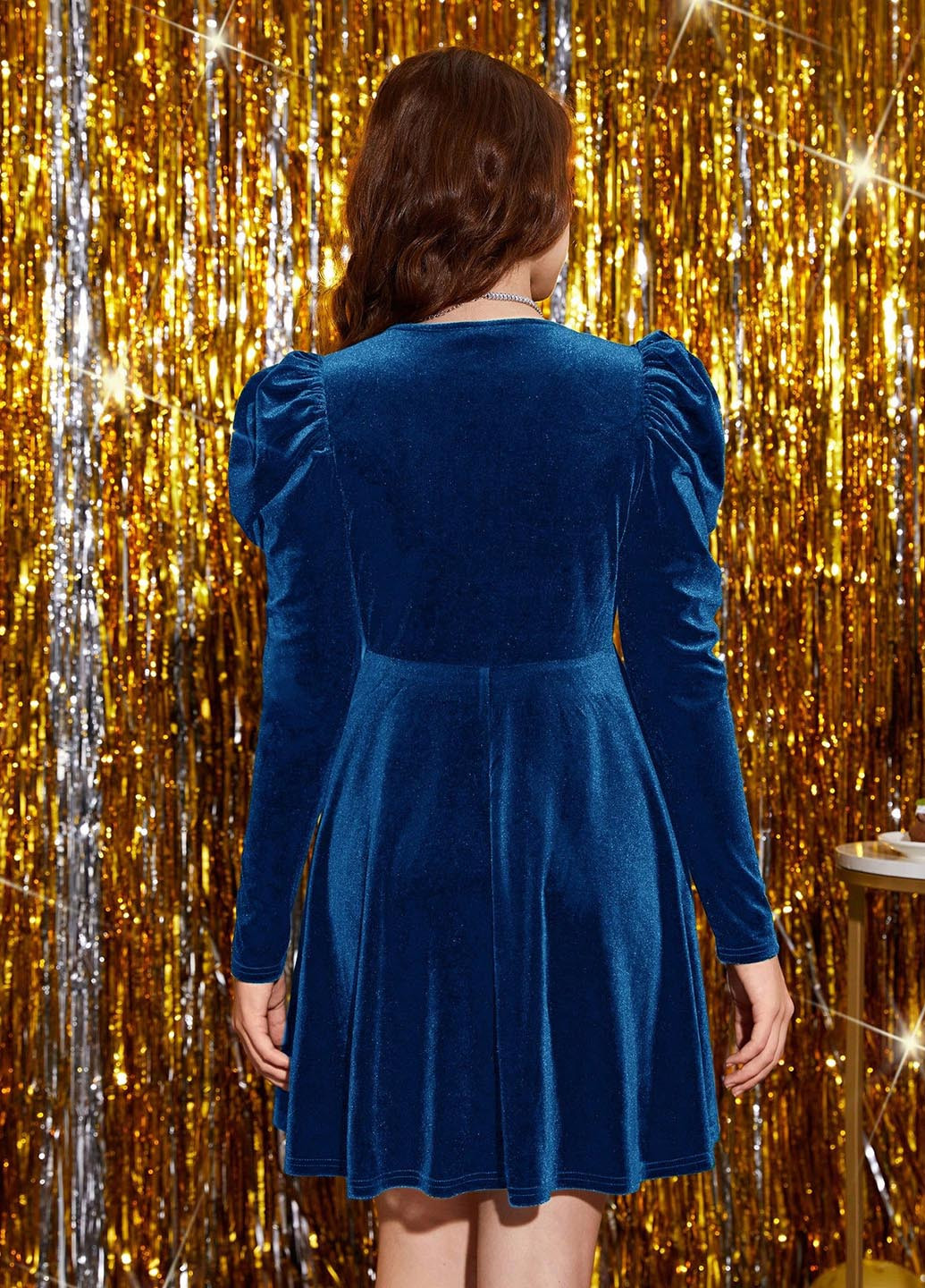 Синіти сукня SHEIN (346396583)