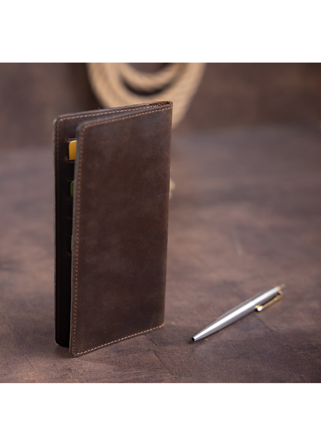 Мужской кожаный кошелек 8,5х17,5 см Shvigel (252133357)