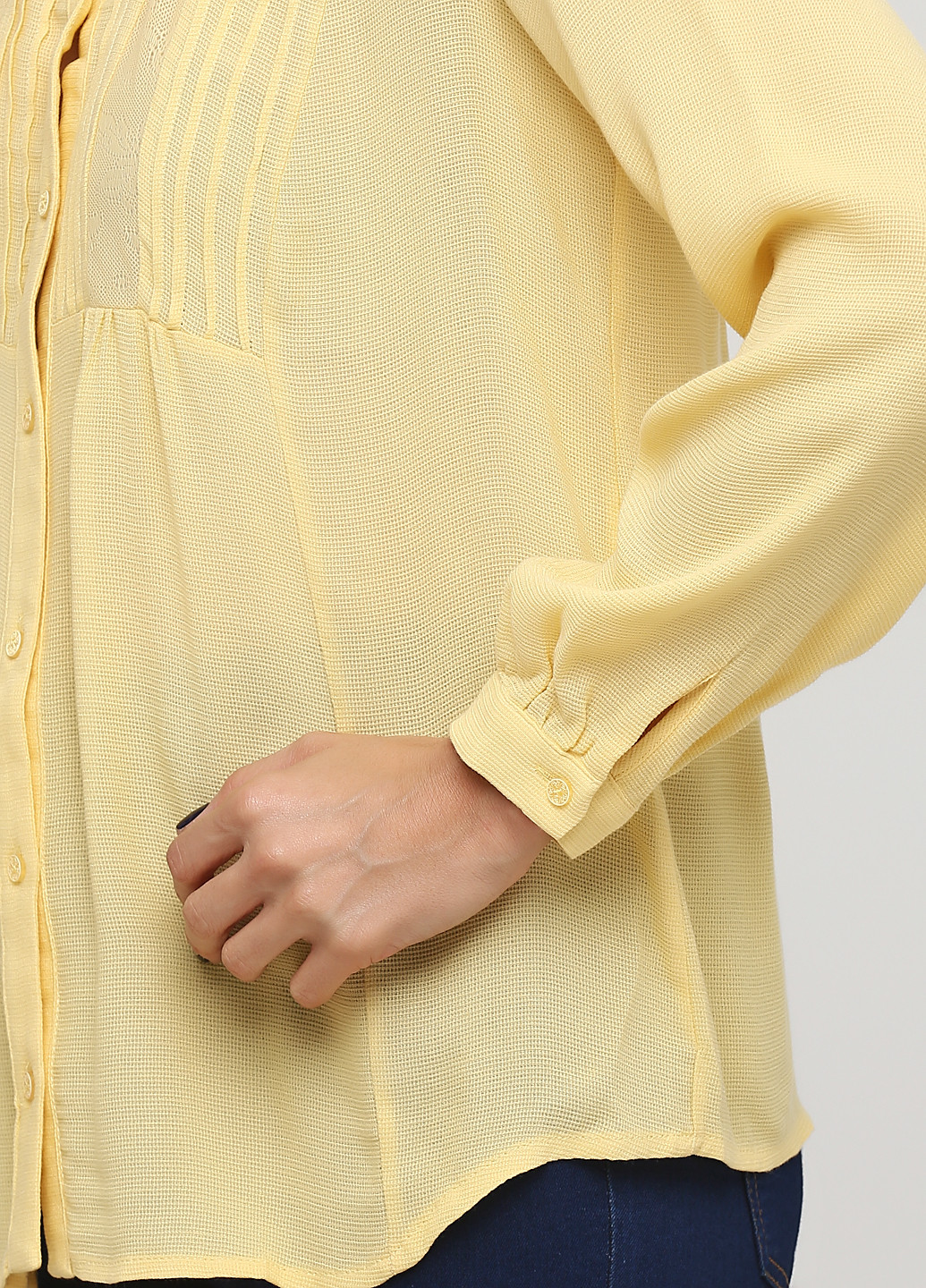 Желтая демисезонная блуза Sassofono