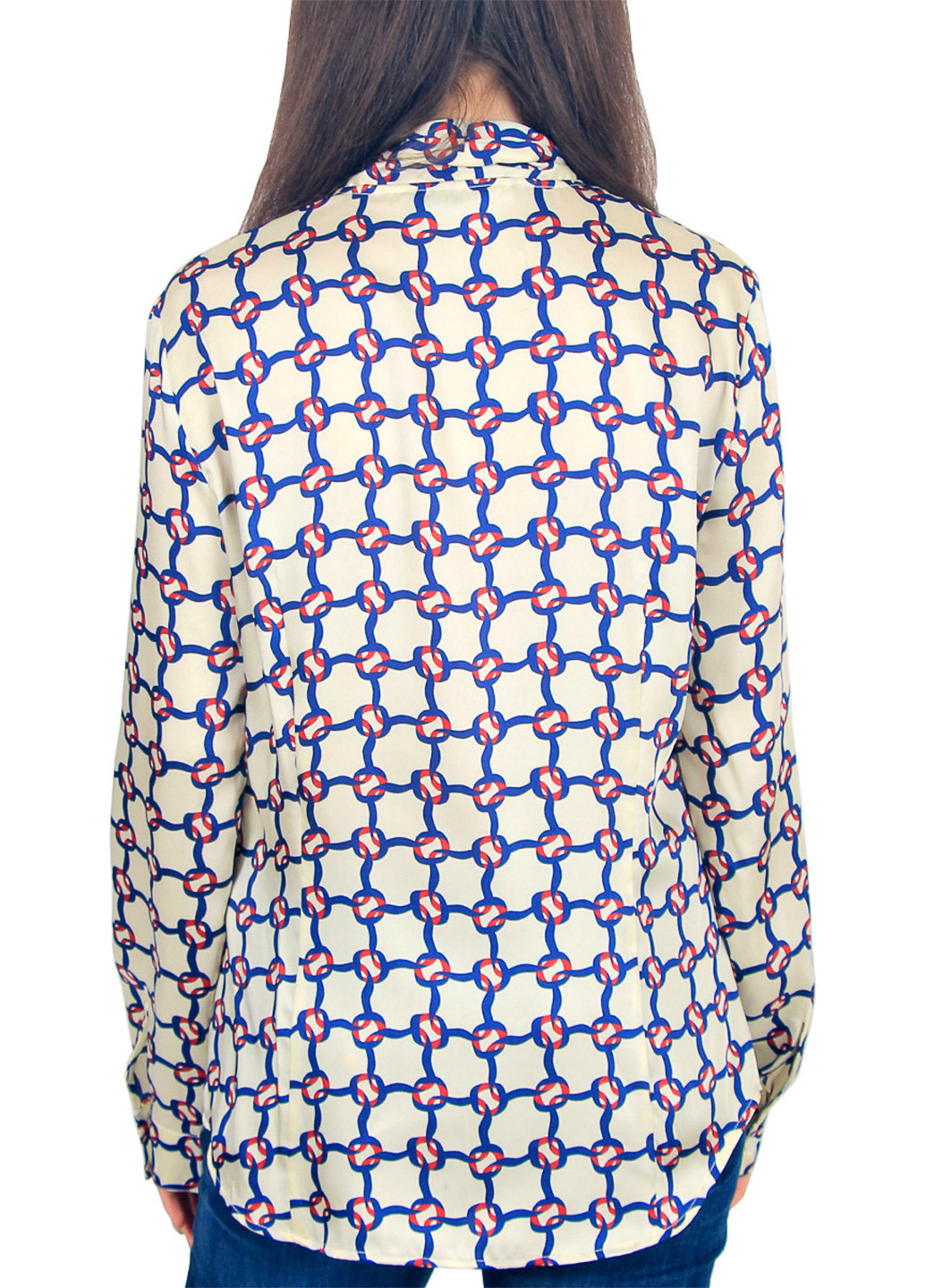 Комбинированная демисезонная блуза Moschino Love