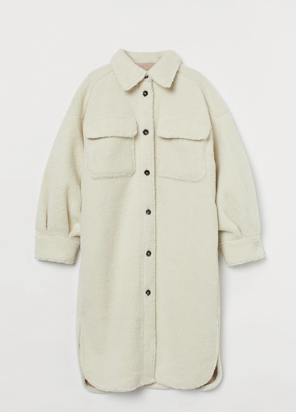 Біла демісезонна куртка H&M