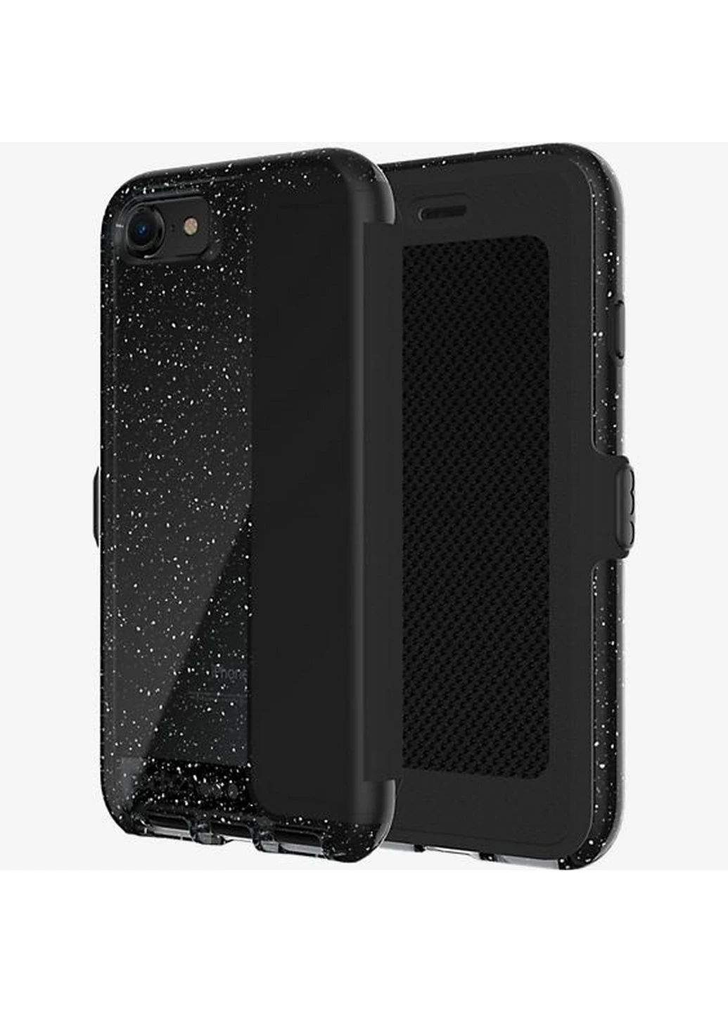 Противоударный чехол-книжка трансформер Evo Wallet Active Edition для Iphone 7/8/SE 2020 Black Tech21 (214659414)