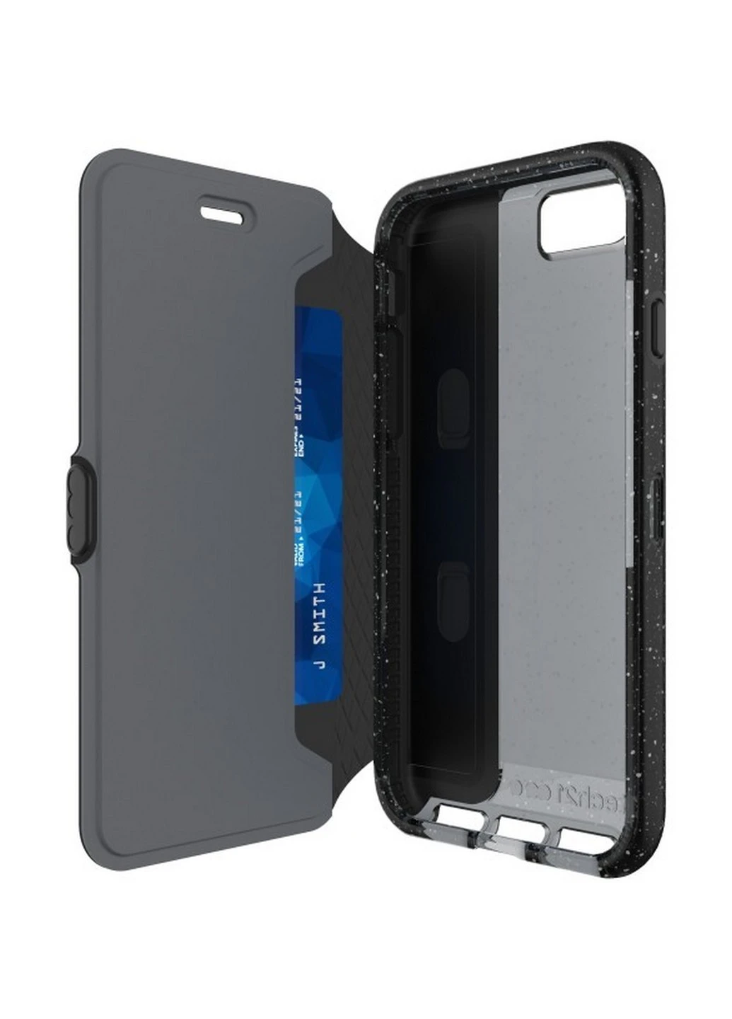 Противоударный чехол-книжка трансформер Evo Wallet Active Edition для Iphone 7/8/SE 2020 Black Tech21 (214659414)